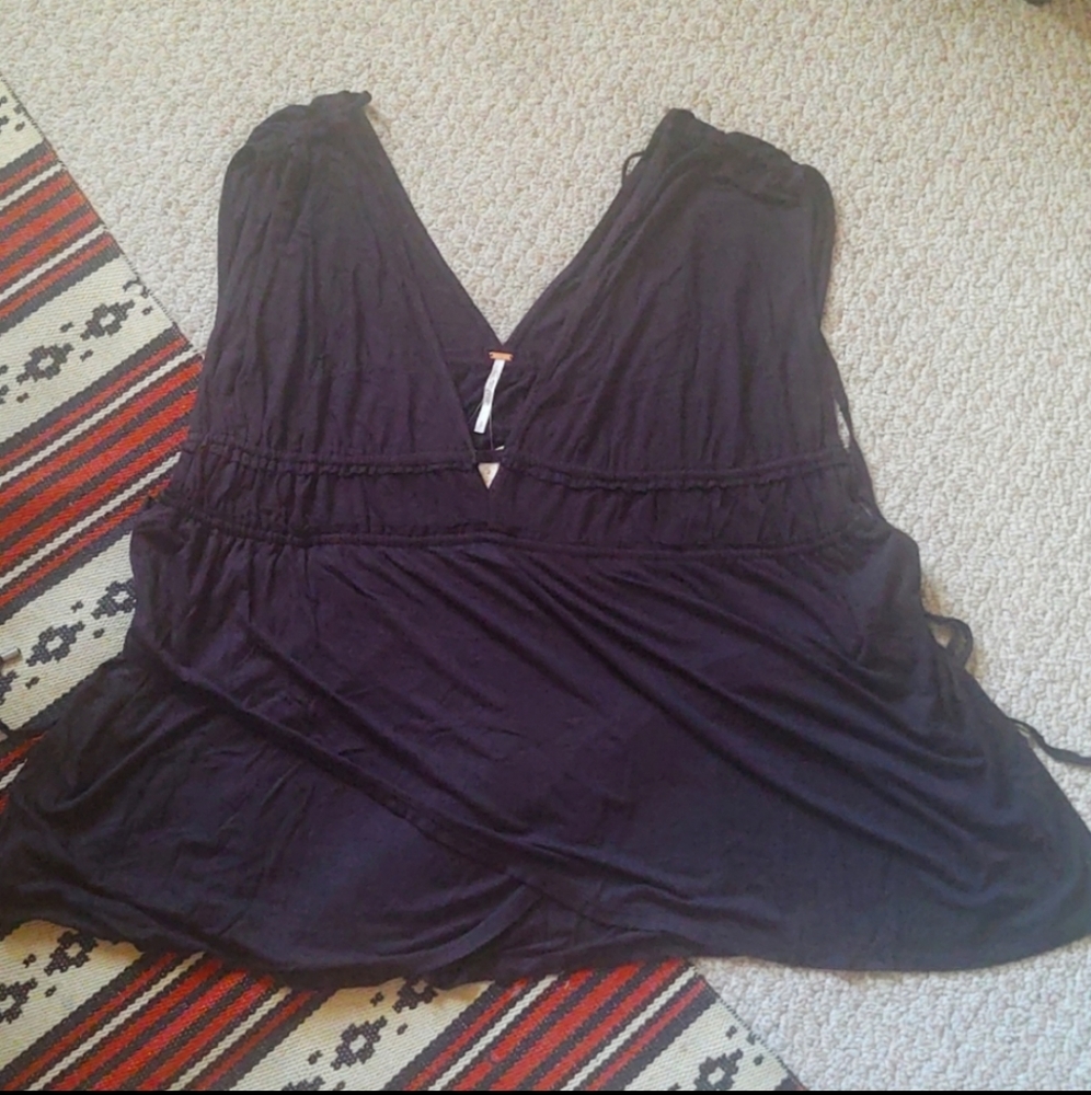 Free People Black Mini Dress Size Small‎
